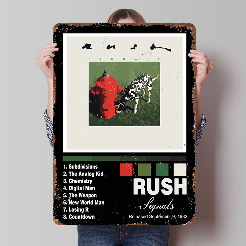 Retro Poster Gaming - Постер с обложкой альбома Rush, настенный