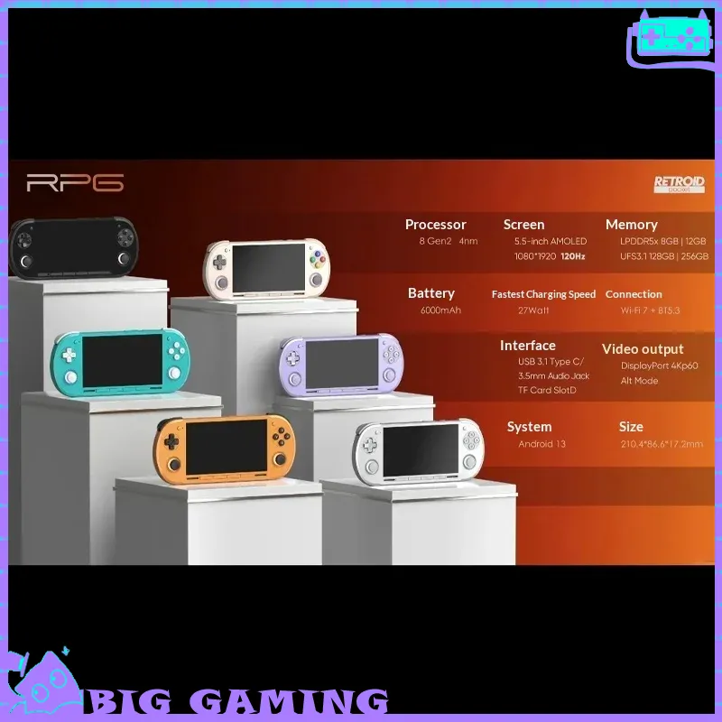 Gaming Retro Arcade - Портативная игровая консоль в стиле ретро,