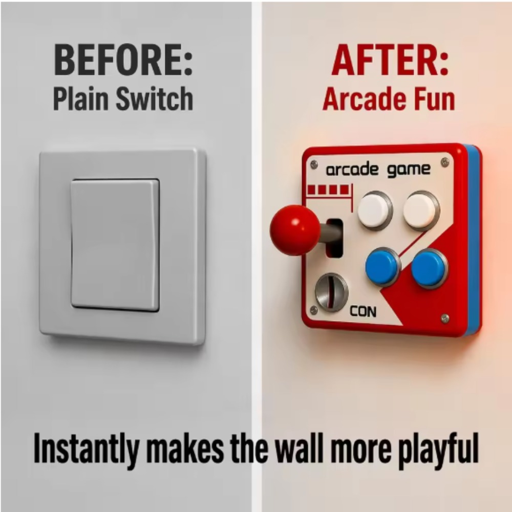 Gaming Retro Arcade - Ретро-накладка на джойстик для аркадных автоматов,