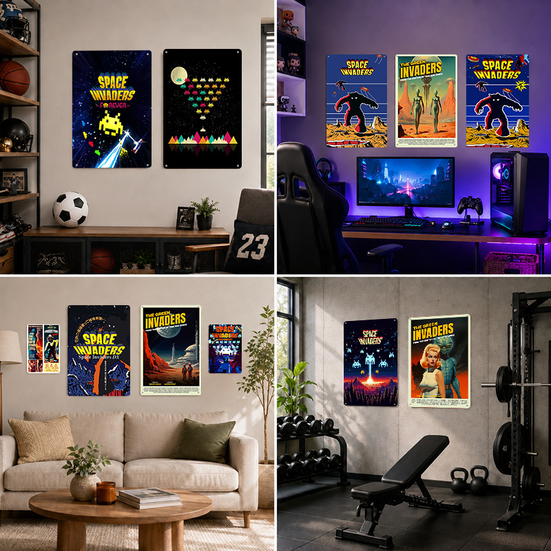 Текстурированные постеры Space – обзор и цена Retro Gaming Lounge