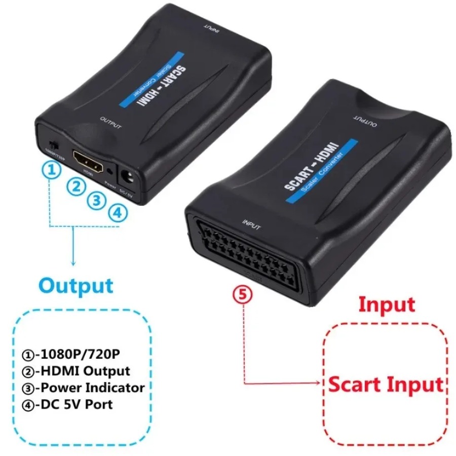 Совместимый с SCART в HDMI пре – обзор и цена Scart To Hdmi