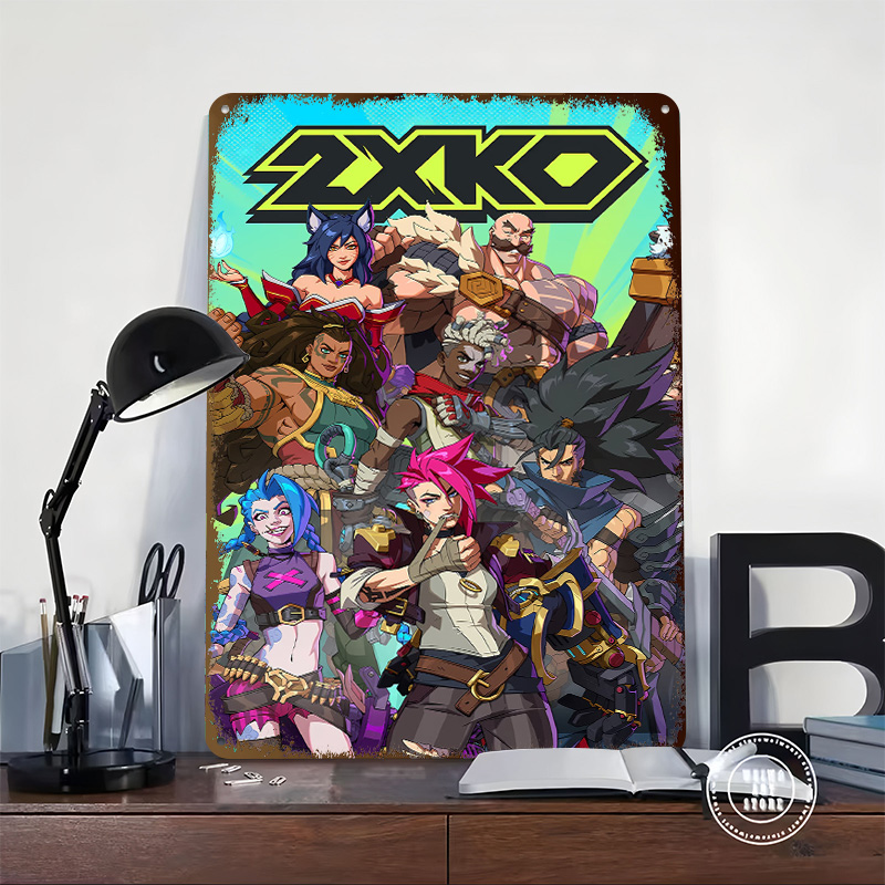 2XKO боевая игра, художественн – обзор и цена Retro Poster Gaming