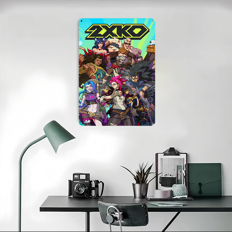 2XKO боевая игра, художественн – обзор и цена Retro Poster Gaming