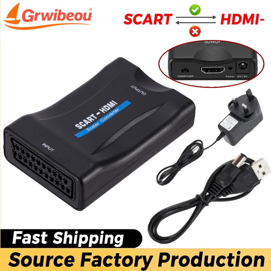 Высококлассный адаптер видео-а – обзор и цена Scart To Hdmi