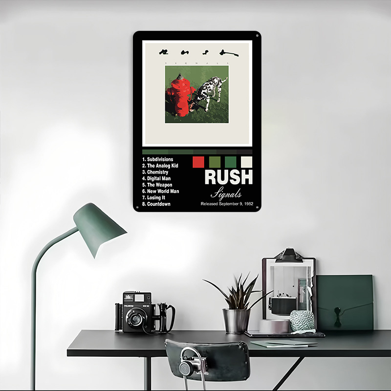 Постер с обложкой альбома Rush – обзор и цена Retro Poster Gaming