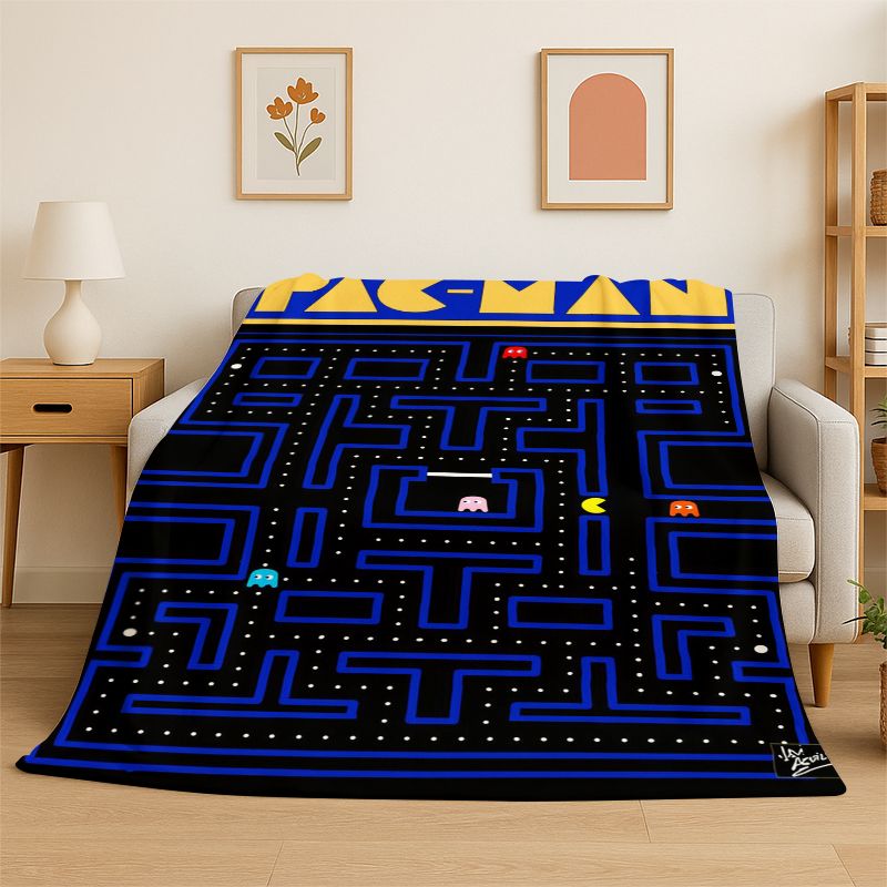 Мягкое фланелевое одеяло с рис – обзор и цена Retro Gaming Lounge