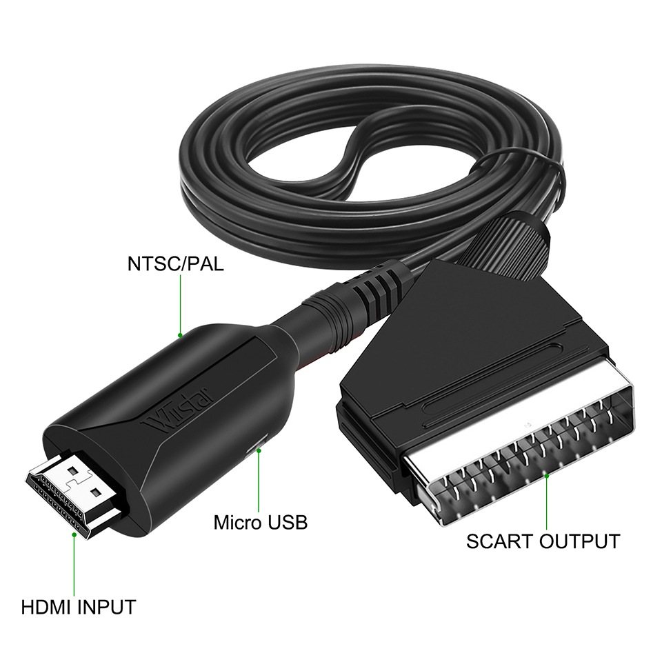 1080P HD HDMI-совместимый с SC – обзор и цена Scart To Hdmi